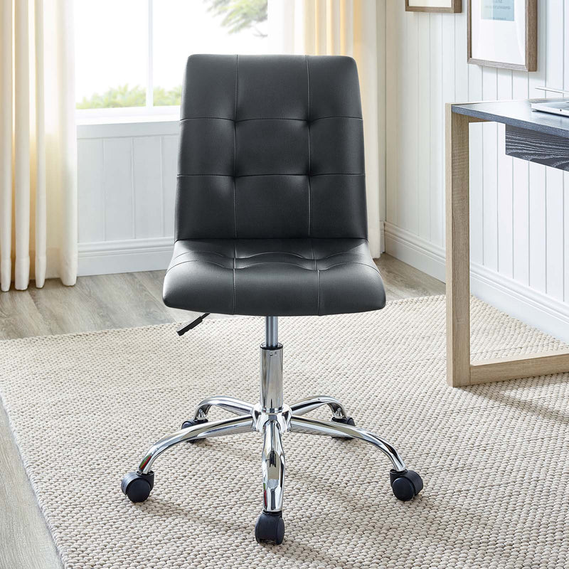 Calliope Armless Mid Back Office Chair