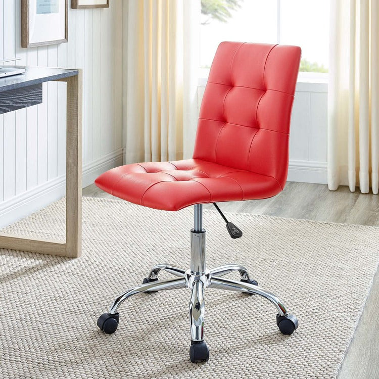 Calliope Armless Mid Back Office Chair