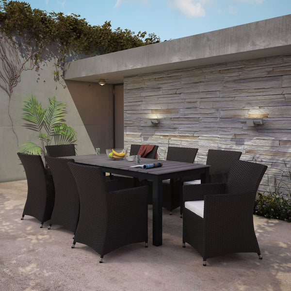 Jaiden 9 Piece Outdoor Patio Dining Set