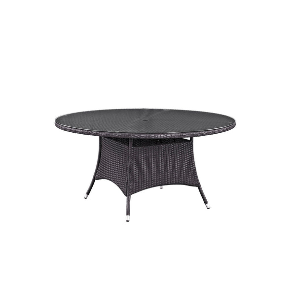 Xavier 59" Round Outdoor Patio Dining Table