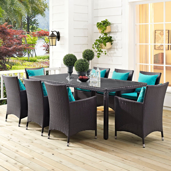 Xavier 82" Outdoor Patio Dining Table