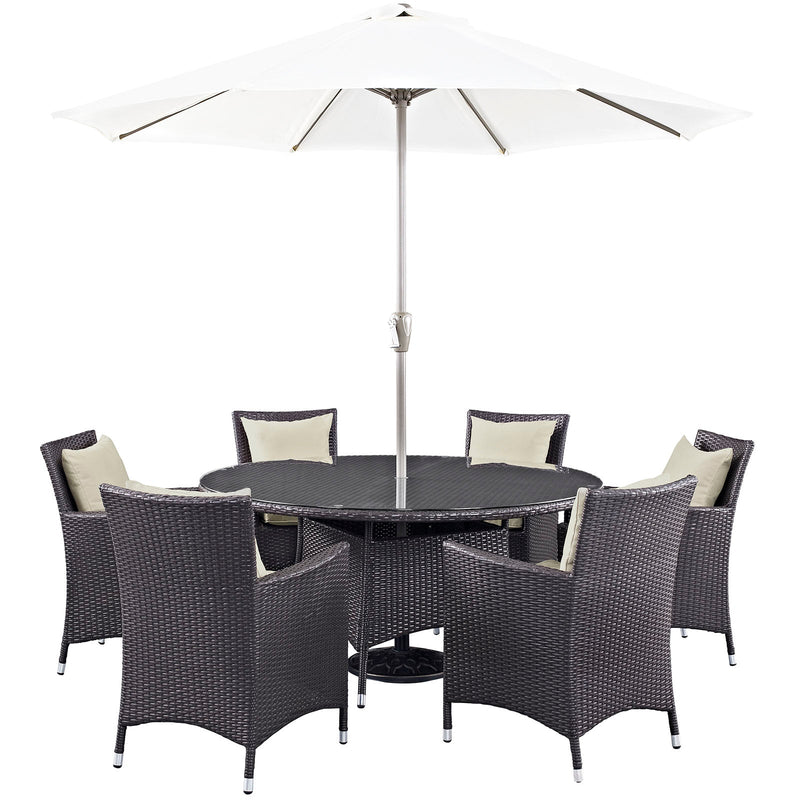 Xavier 8 Piece Outdoor Patio Dining Set