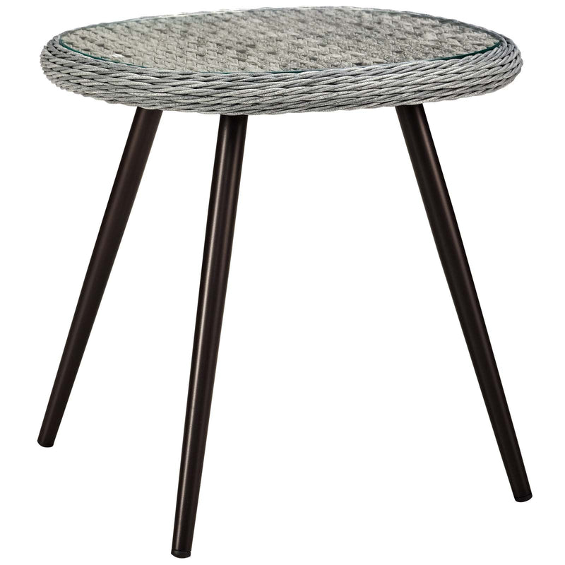 Nico Outdoor Patio Wicker Rattan Side Table