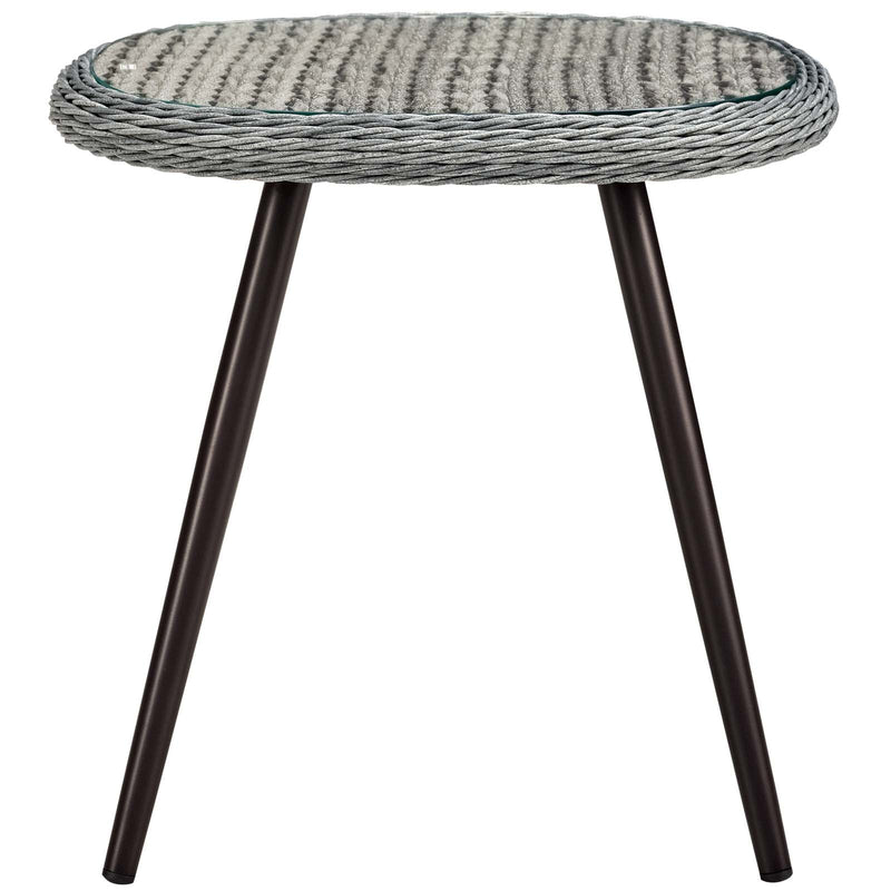 Nico Outdoor Patio Wicker Rattan Side Table