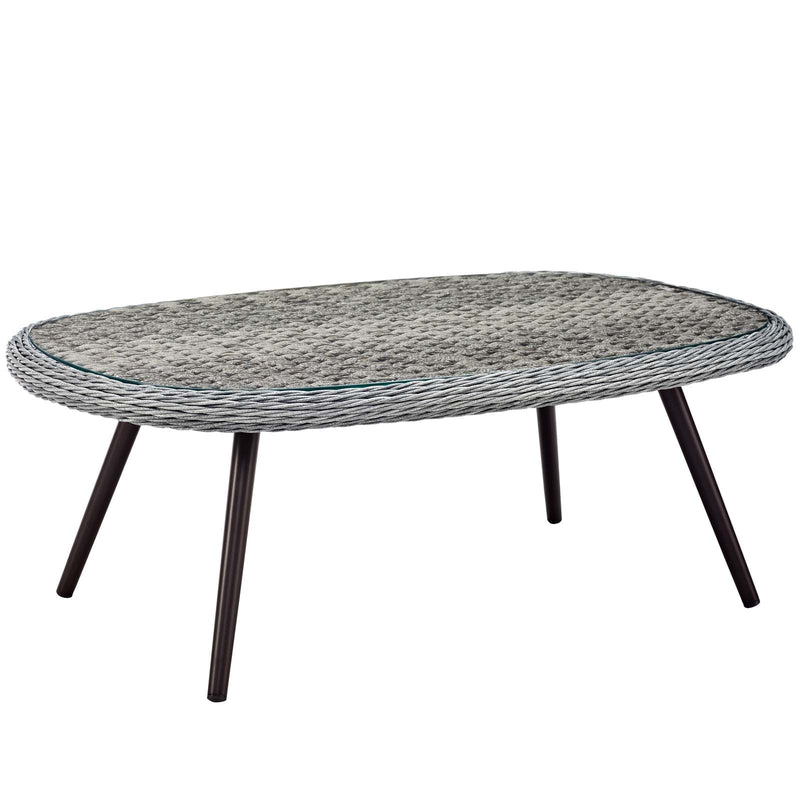 Nico Outdoor Patio Wicker Rattan Coffee Table