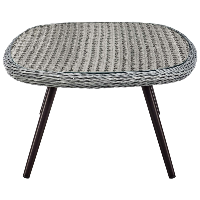 Nico Outdoor Patio Wicker Rattan Coffee Table