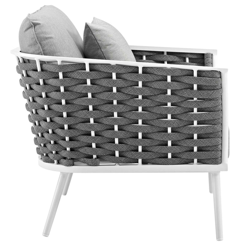 Emory Outdoor Patio Aluminum Armchair