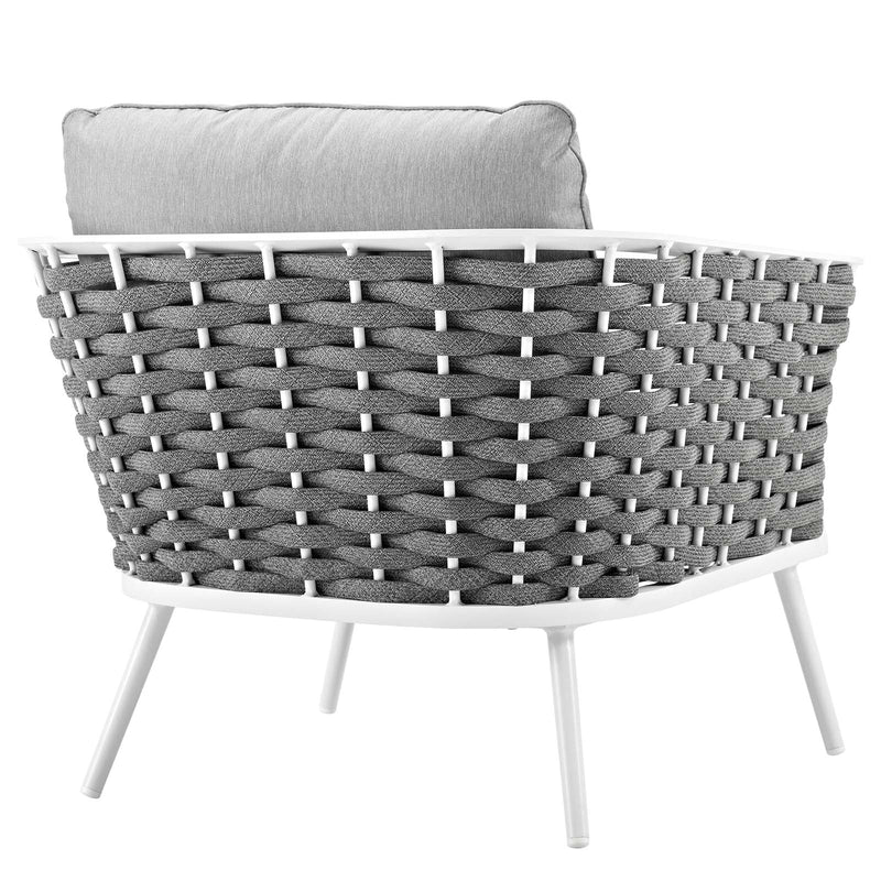 Emory Outdoor Patio Aluminum Armchair