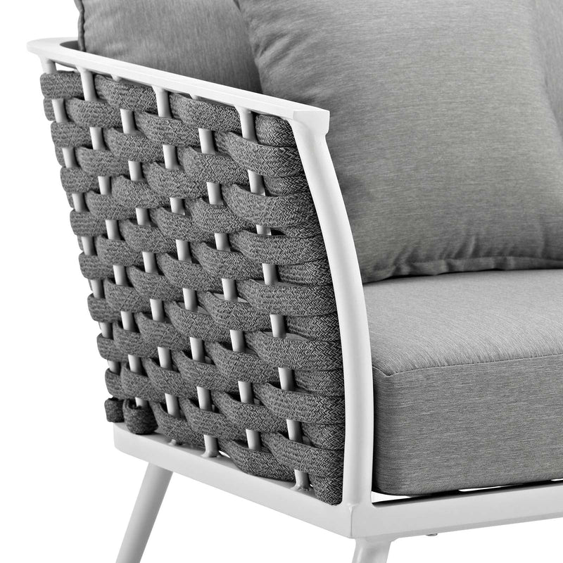 Emory Outdoor Patio Aluminum Armchair