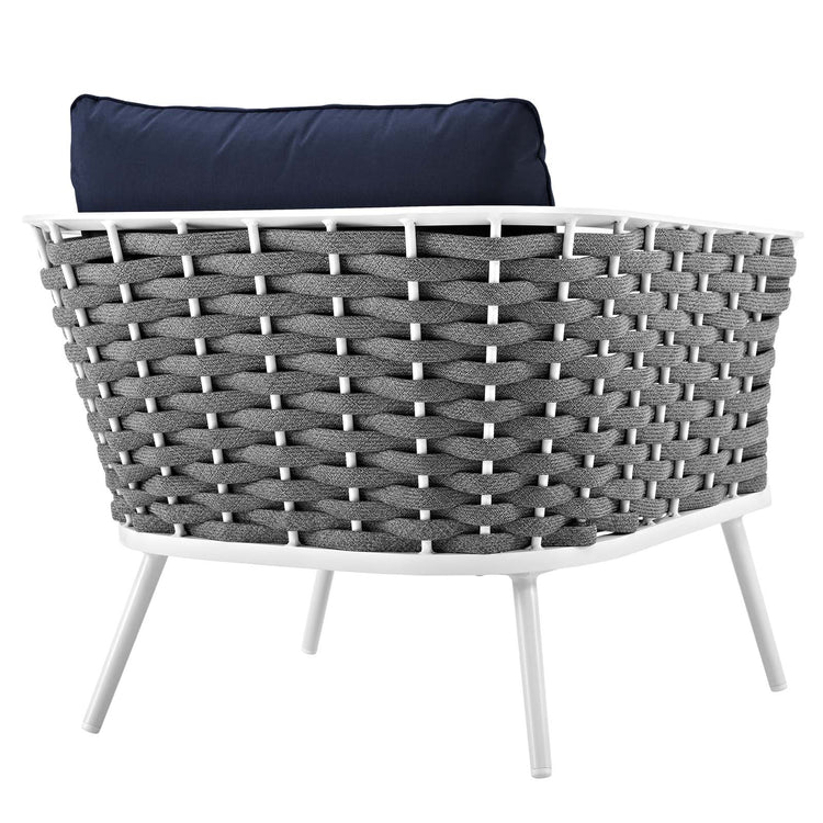 Emory Outdoor Patio Aluminum Armchair