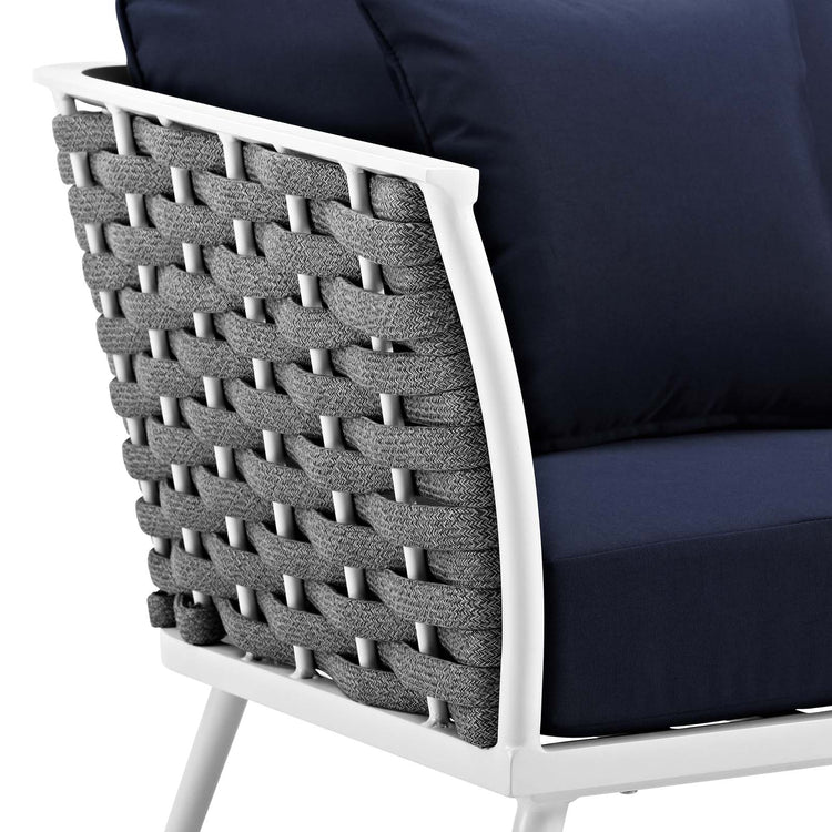 Emory Outdoor Patio Aluminum Armchair