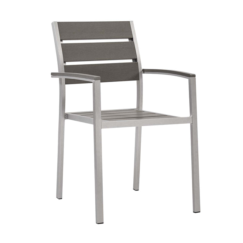 Aviana Outdoor Patio Aluminum Dining Armchair Set of 2