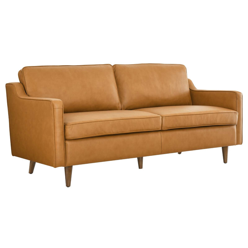 Lillie Genuine Leather Sofa