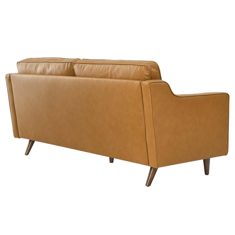 Lillie Genuine Leather Sofa