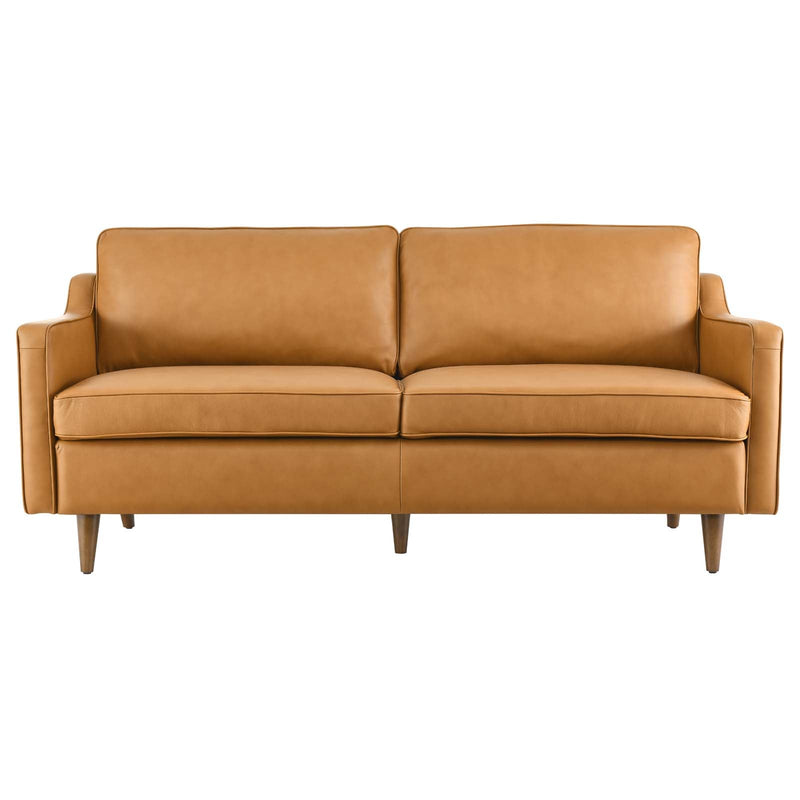 Lillie Genuine Leather Sofa