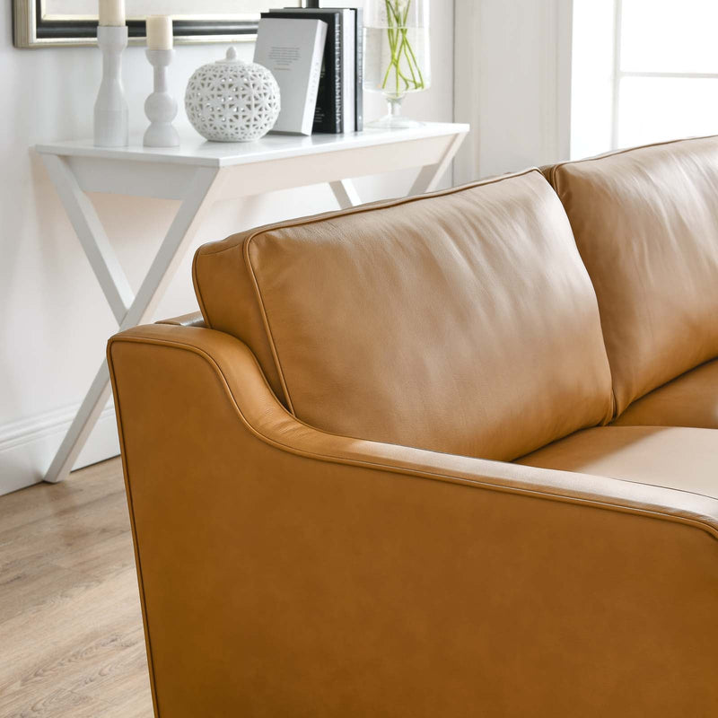 Lillie Genuine Leather Sofa