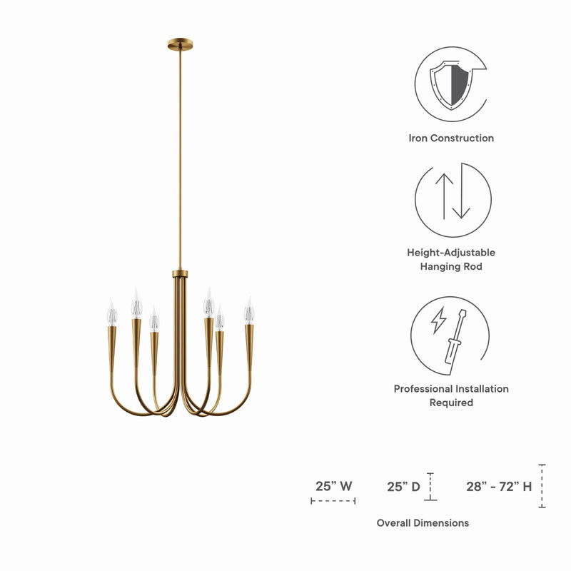 Alice 6-Light Chandelier