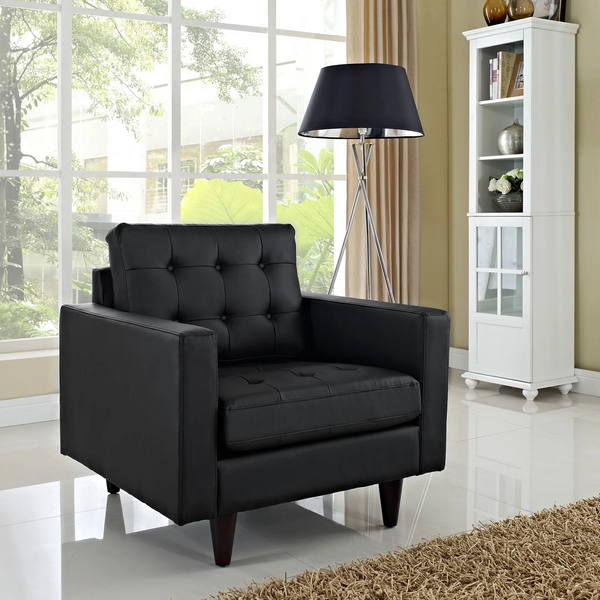 Dariel Bonded Leather Armchair