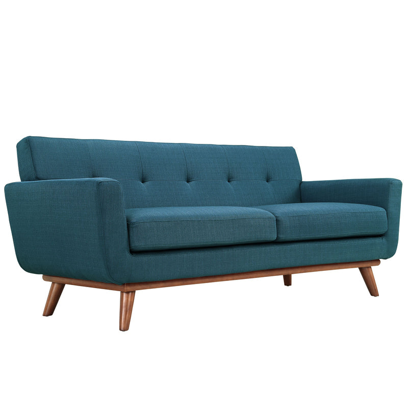 Brianna Upholstered Fabric Loveseat