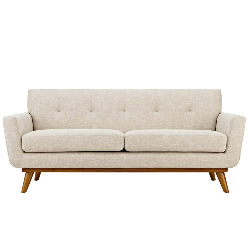 Brianna Upholstered Fabric Loveseat