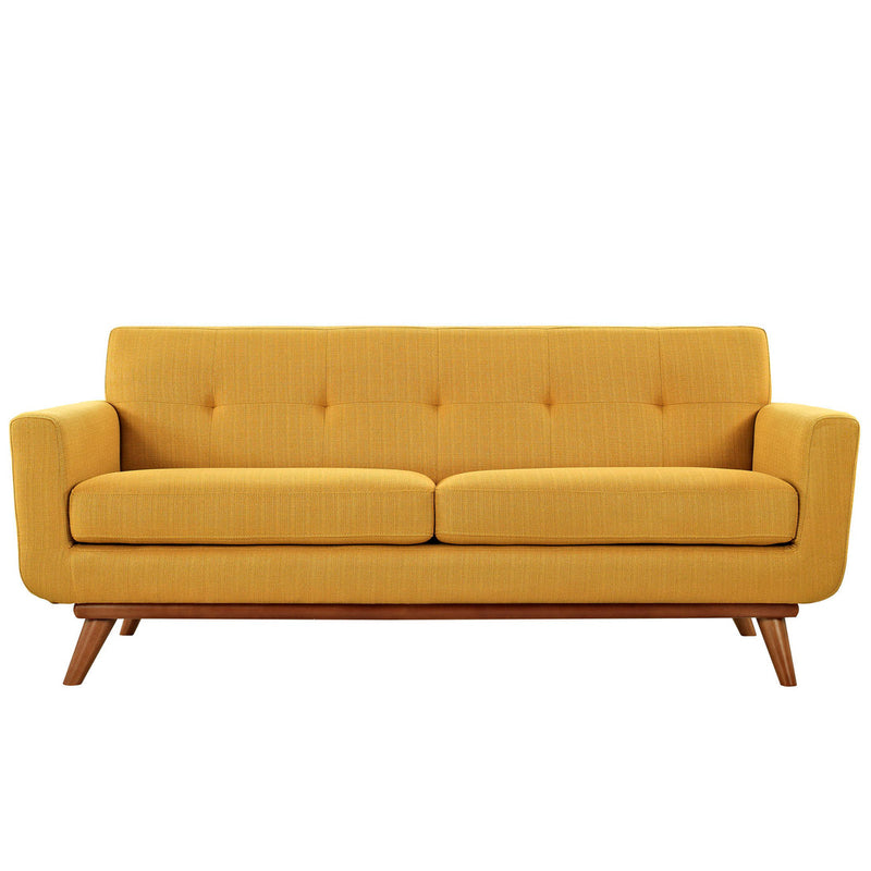 Brianna Upholstered Fabric Loveseat