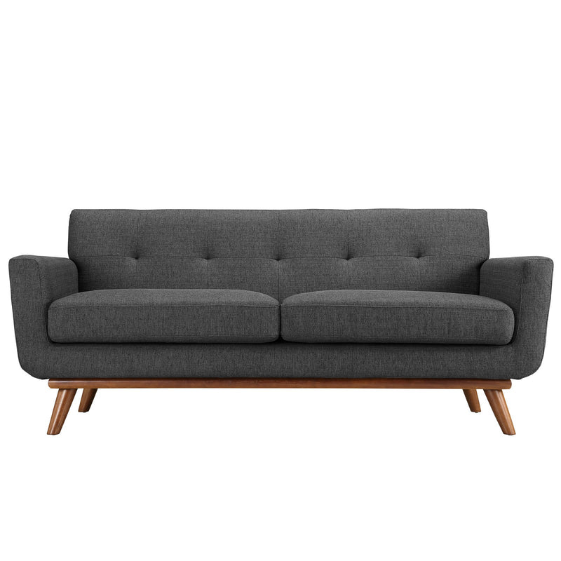 Brianna Upholstered Fabric Loveseat