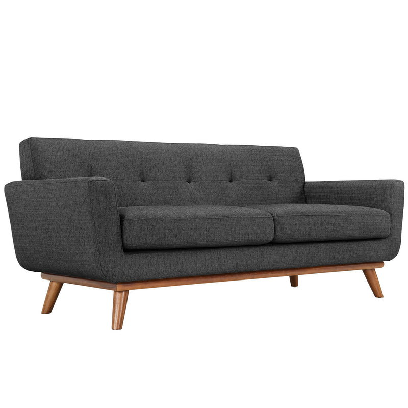 Brianna Upholstered Fabric Loveseat