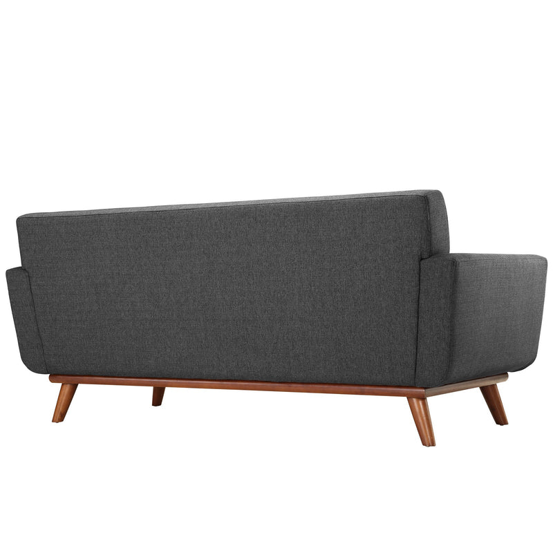 Brianna Upholstered Fabric Loveseat