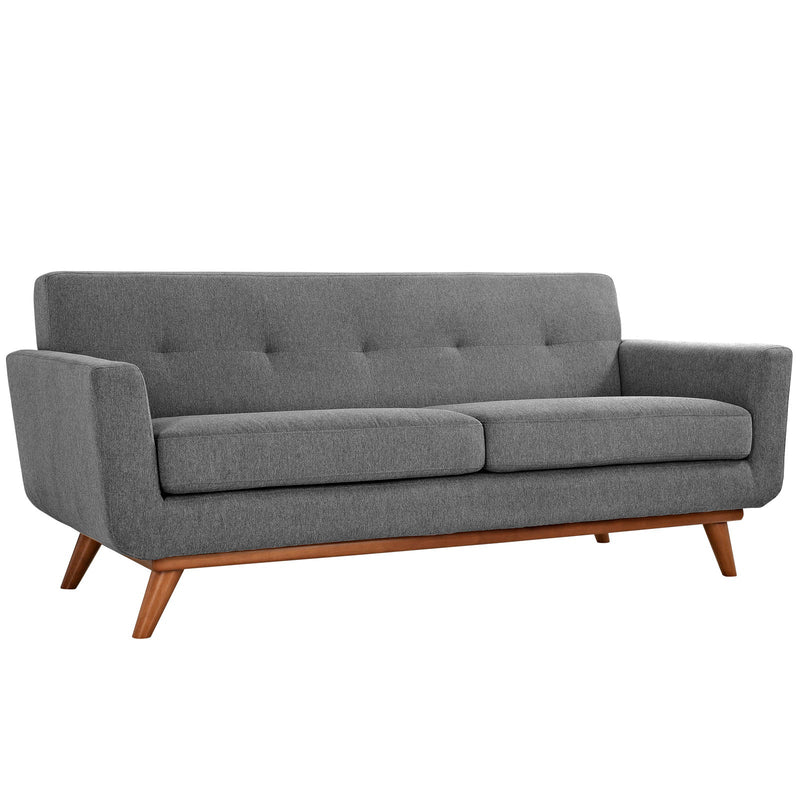 Brianna Upholstered Fabric Loveseat