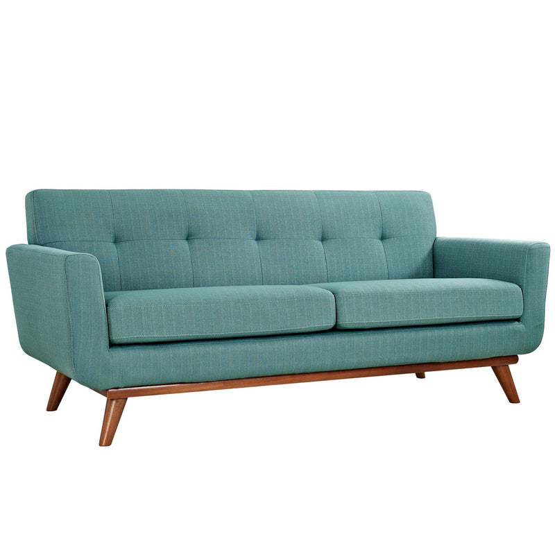 Brianna Upholstered Fabric Loveseat