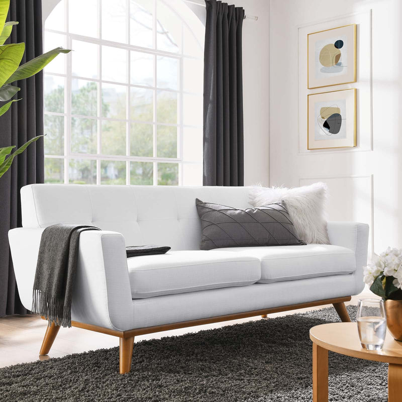 Brianna Upholstered Fabric Loveseat