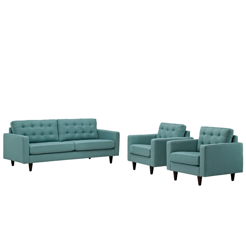 Alaric Sofa and Armchairs Set of 3