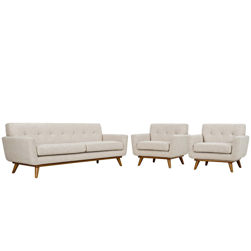 Emory Armchairs and Sofa Set of 3