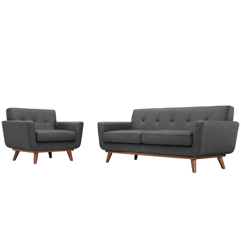 Rosalia Armchair and Loveseat Set of 2