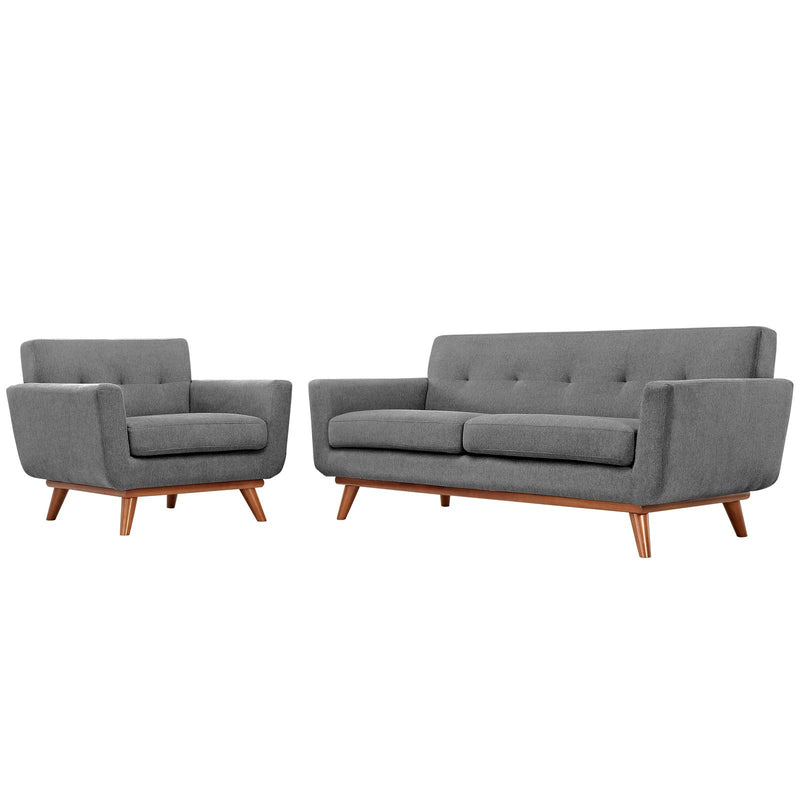 Rosalia Armchair and Loveseat Set of 2