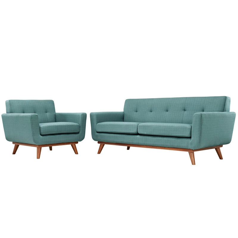 Rosalia Armchair and Loveseat Set of 2