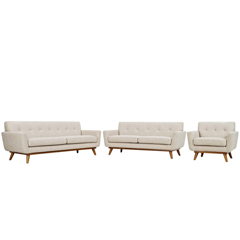 Alaric Sofa Loveseat and Armchair Set of 3