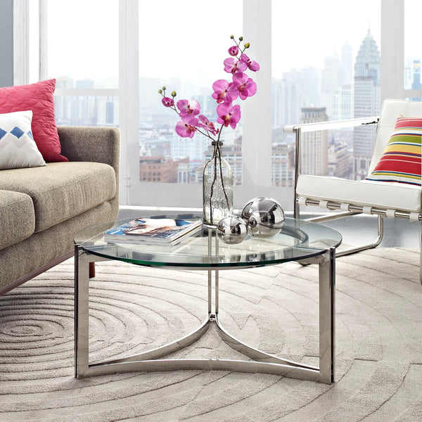 Millie Stainless Steel Coffee Table