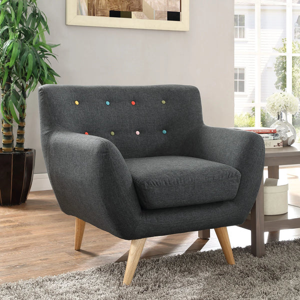 Emilia Upholstered Fabric Armchair