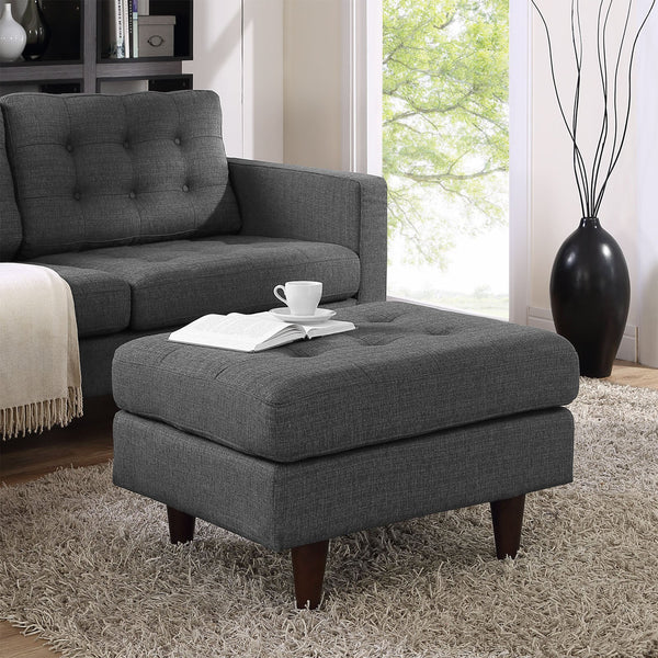 Alaric Upholstered Fabric Ottoman