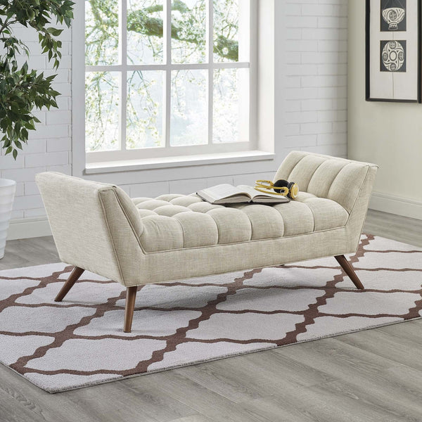 Kamari Medium Upholstered Fabric Bench