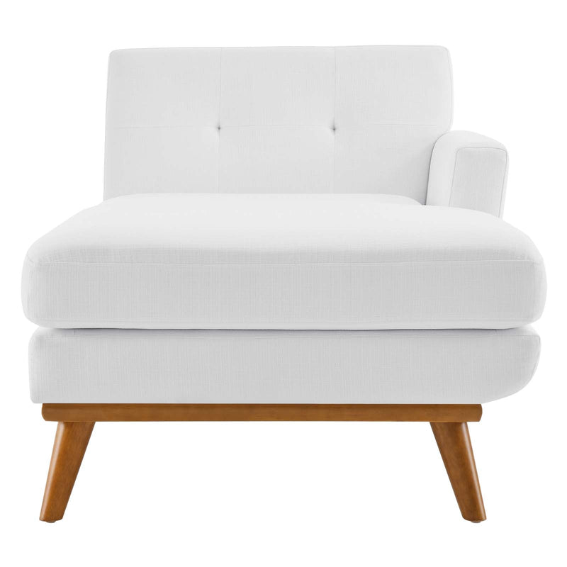 Brianna Right-Facing Upholstered Fabric Chaise