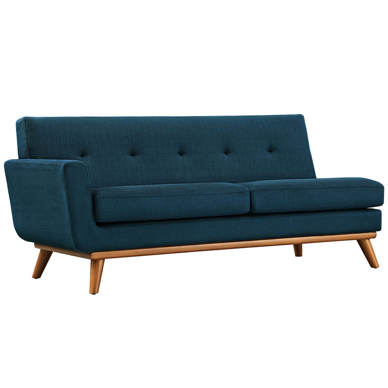 Brianna Left-Arm Upholstered Fabric Loveseat