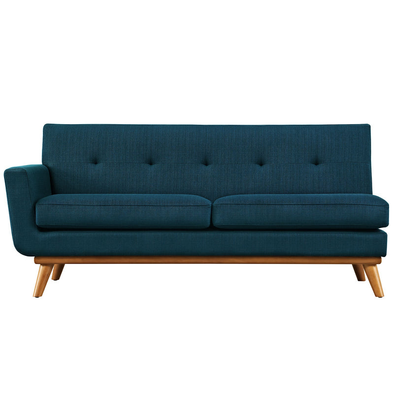 Brianna Left-Arm Upholstered Fabric Loveseat