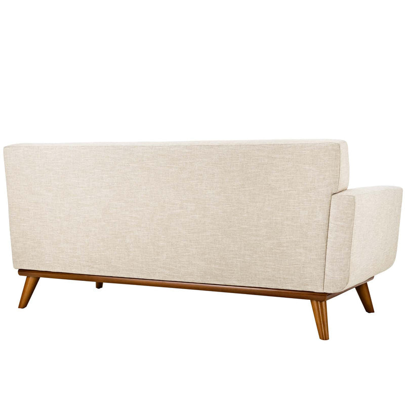 Brianna Left-Arm Upholstered Fabric Loveseat