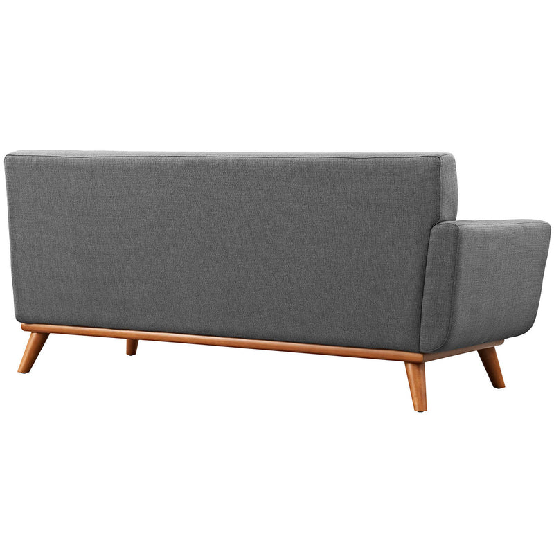 Brianna Left-Arm Upholstered Fabric Loveseat