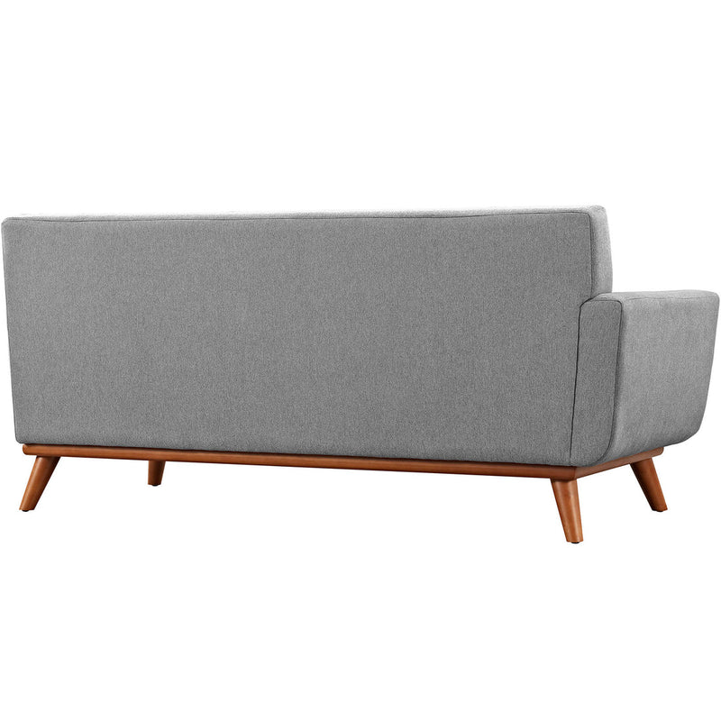 Brianna Left-Arm Upholstered Fabric Loveseat