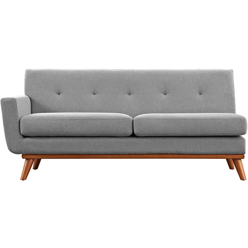 Brianna Left-Arm Upholstered Fabric Loveseat