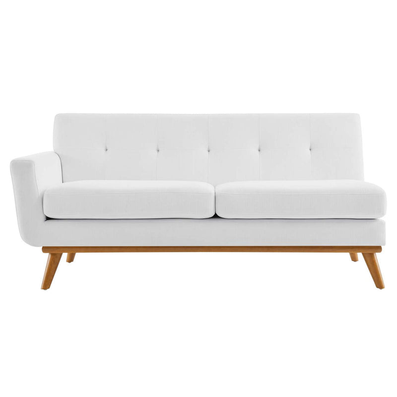 Brianna Left-Arm Upholstered Fabric Loveseat