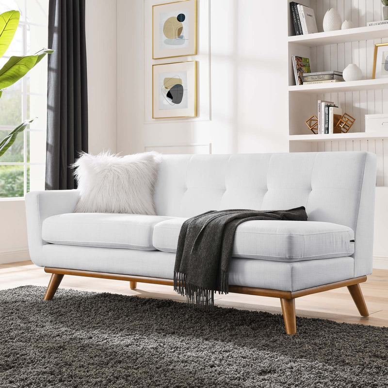 Brianna Left-Arm Upholstered Fabric Loveseat